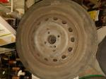 2 roues (4 trous) pneus neige kleber 175 65 r14 - Miniature