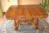 Table en noyer massif français, style henri ii - Miniature