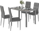 Vends table verre et 4 chaises - Miniature