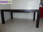 Table noire a rallonges pour 12 personnes - Miniature
