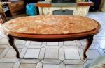 Table basse de salon dessus marbre veritable. - Miniature