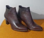  bottines tout cuir, marque perlato, état neuf. - Miniature