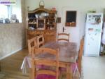 Vaisselier et table +6 chaises - Miniature